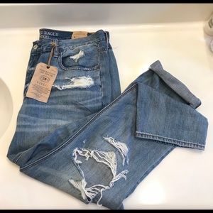 American Eagle Vintage Ripped Jeans Size 14 NWT